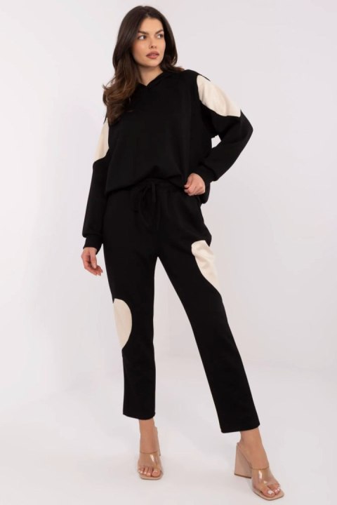 Spodnie Komplet Model MI-KMPL-M6156.98 Black - Italy Moda Spodnie Komplet Model MI-KMPL-M6156.98 Black - Italy Moda