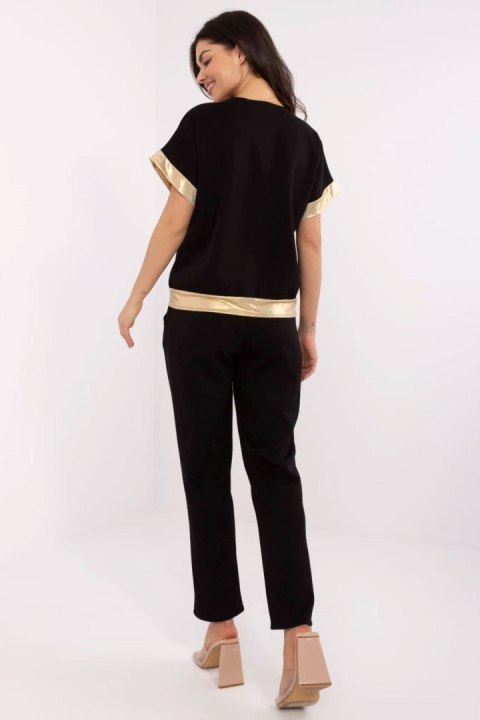 Spodnie Komplet Model MI-KMPL-M6196.28 Black - Italy Moda Spodnie Komplet Model MI-KMPL-M6196.28 Black - Italy Moda