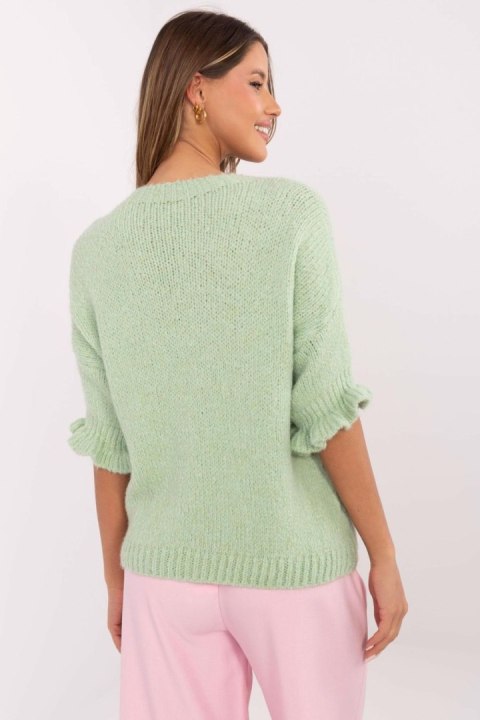 Sweter Damski Model MI-SW-2913.99 Pistacja - Italy Moda Sweter Damski Model MI-SW-2913.99 Pistacja - Italy Moda