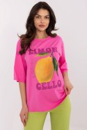 Tshirt Damski Model MI-TS-M736-1.36 Pink - Italy Moda