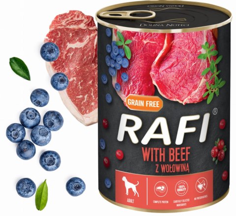 Zestaw 6x400g Karma Mokra Dla Psów RAFI MIX Smaków (Jagnięcina, Wołowina) RAFI Zestaw 6x400g Karma Mokra Dla Psów RAFI MIX Smaków (Jagnięcina, Wołowina) RAFI