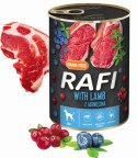 Zestaw 6x400g Karma Mokra Dla Psów RAFI MIX Smaków (Jagnięcina, Wołowina) RAFI