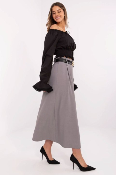 Spódnica Model MI-SD-88660.83 Grey - Italy Moda Spódnica Model MI-SD-88660.83 Grey - Italy Moda