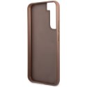 Guess nakładka do Samsung Galaxy S23 GUHCS23SG4GFBR brązowa hardcase 4G Metal Gold Logo CG Mobile SAS