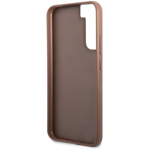 Guess nakładka do Samsung Galaxy S23 GUHCS23SG4GFBR brązowa hardcase 4G Metal Gold Logo CG Mobile SAS Guess nakładka do Samsung Galaxy S23 GUHCS23SG4GFBR brązowa hardcase 4G Metal Gold Logo CG Mobile SAS