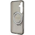 Guess nakładka do Samsung Galaxy S24 GUHMS24SHFWFCK czarna HC MAGSAFE IML FLOWERS WREATH CG Mobile SAS