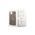 Guess nakładka do iPhone 14 Pro Max 6,7" GUHCP14X4GMGBR brązowa PU Leather 4G Big Metal Logo CG Mobile SAS