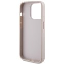 Guess nakładka do iPhone 15 Pro 6,1" GUHCP15LG4GLPI różowa HC PC/TPU 4G PU BOTTOM STRIPE CG Mobile SAS