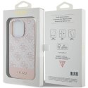 Guess nakładka do iPhone 15 Pro 6,1" GUHCP15LG4GLPI różowa HC PC/TPU 4G PU BOTTOM STRIPE CG Mobile SAS