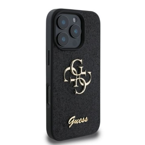 Guess nakładka do iPhone 16 Pro Max 6,9" GUHCP16XHG4SGK czarna hardcase Fixed Glitter Big 4G CG Mobile SAS Guess nakładka do iPhone 16 Pro Max 6,9" GUHCP16XHG4SGK czarna hardcase Fixed Glitter Big 4G CG Mobile SAS