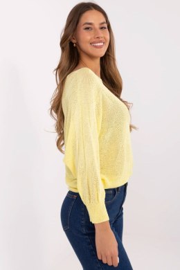 Sweter Damski Model MI-SW-2504.69 Yellow - Italy Moda