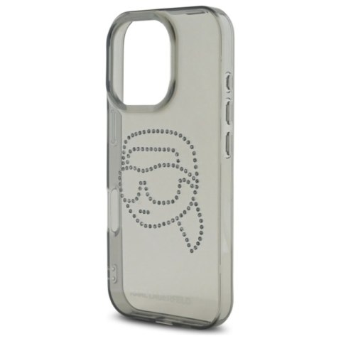 Karl Lagerfeld IML Rhinestones Karl Head - Etui do iPhone 16 Pro Max (czarny) Karl Lagerfeld Karl Lagerfeld IML Rhinestones Karl Head - Etui do iPhone 16 Pro Max (czarny) Karl Lagerfeld