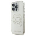 Karl Lagerfeld IML Rhinestones Karl Head - Etui do iPhone 16 Pro Max (przezroczysty) Karl Lagerfeld