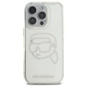 Karl Lagerfeld IML Rhinestones Karl Head - Etui do iPhone 16 Pro Max (przezroczysty) Karl Lagerfeld