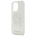 Karl Lagerfeld IML Rhinestones Karl Head - Etui do iPhone 16 Pro Max (przezroczysty) Karl Lagerfeld