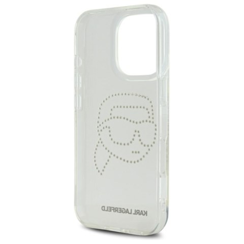 Karl Lagerfeld IML Rhinestones Karl Head - Etui do iPhone 16 Pro Max (przezroczysty) Karl Lagerfeld Karl Lagerfeld IML Rhinestones Karl Head - Etui do iPhone 16 Pro Max (przezroczysty) Karl Lagerfeld