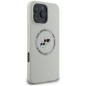 Karl Lagerfeld Silicone Double Heads And Circle MagSafe - Etui do iPhone 16 Pro Max (beżowy) Karl Lagerfeld