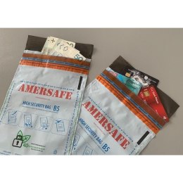 Koperty NC bezpieczne (Bankowe) AMERSAFE B5 HK 100szt. białe/szare 55238097 NC KOPERTY