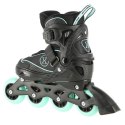 NA11008 CZARNO-MIĘTOWY ROZM. M (35-38) ŁYŻWOROLKI NILS EXTREME NILS EXTREME
