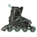 NA11008 CZARNO-MIĘTOWY ROZM. M (35-38) ŁYŻWOROLKI NILS EXTREME NILS EXTREME