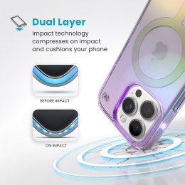 Speck Presidio2 Lux MagSafe - Etui iPhone 16 Pro (Amazing Purple / Clear) Speck
