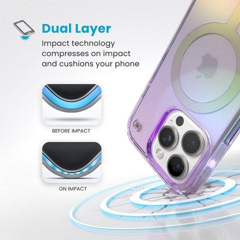Speck Presidio2 Lux MagSafe - Etui iPhone 16 Pro (Amazing Purple / Clear) Speck Speck Presidio2 Lux MagSafe - Etui iPhone 16 Pro (Amazing Purple / Clear) Speck