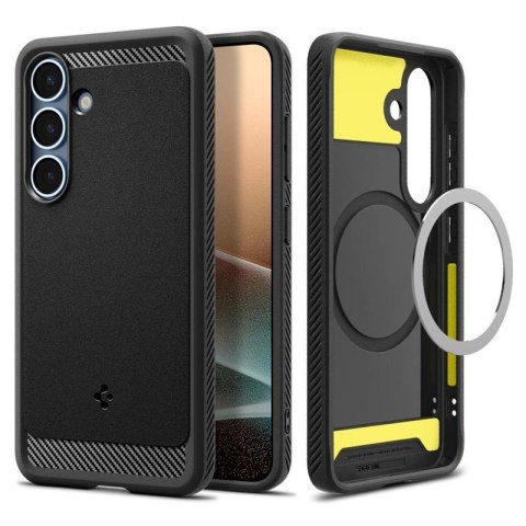 Spigen Rugged Armor Mag MagSafe - Etui do Samsung Galaxy S25 (Matte Black) Spigen Spigen Rugged Armor Mag MagSafe - Etui do Samsung Galaxy S25 (Matte Black) Spigen