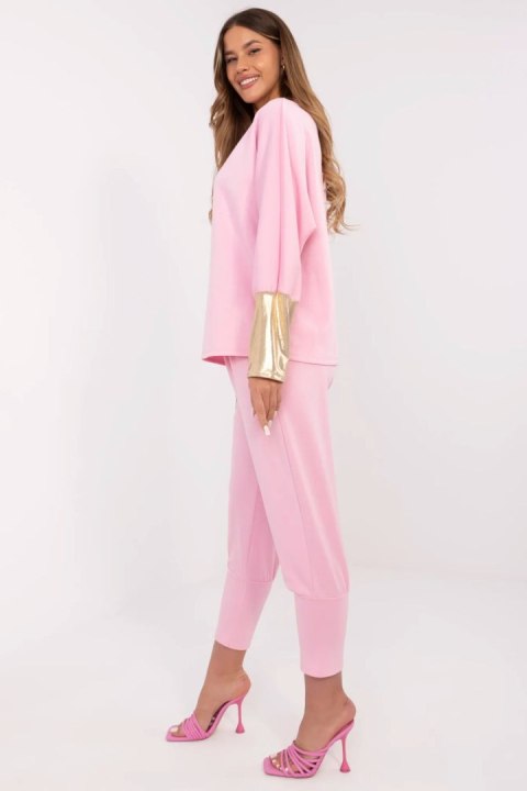Spodnie Komplet Model DHJ-KMPL-9311.97 Light Pink - Italy Moda Spodnie Komplet Model DHJ-KMPL-9311.97 Light Pink - Italy Moda