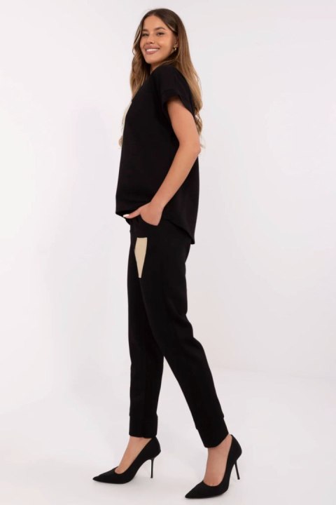 Spodnie Komplet Model MI-KMPL-M6200.70P Black - Italy Moda Spodnie Komplet Model MI-KMPL-M6200.70P Black - Italy Moda