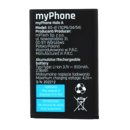 Bateria do myPhone Halo A / A+ MPTech Sp. z o.o.