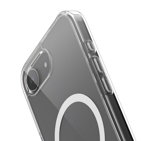 Crong Clear MAG Cover - Etui iPhone 16e MagSafe (przezroczysty) Crong Crong Clear MAG Cover - Etui iPhone 16e MagSafe (przezroczysty) Crong