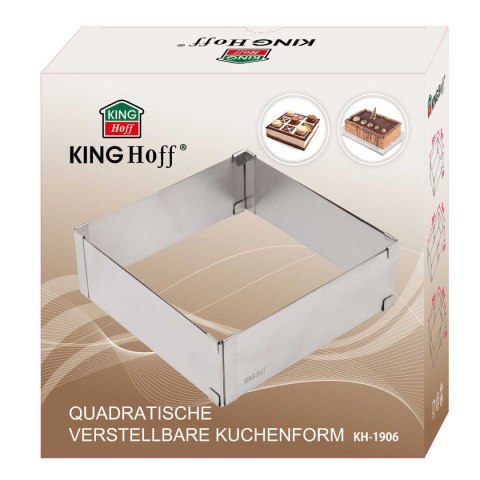 FORMA REGULOWANA RANT DO CIAST TORTÓW KINGHOFF KH-1906 KWADRATOWA KINGHOFF FORMA REGULOWANA RANT DO CIAST TORTÓW KINGHOFF KH-1906 KWADRATOWA KINGHOFF