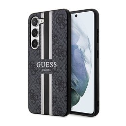 Guess 4G Printed Stripe - Etui Samsung Galaxy S23 (czarny) Guess
