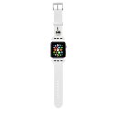 Karl Lagerfeld Silicone Karl Head - Pasek do Apple Watch 38/40/41 mm (biały) Karl Lagerfeld