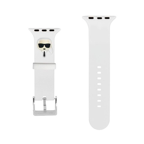 Karl Lagerfeld Silicone Karl Head - Pasek do Apple Watch 38/40/41 mm (biały) Karl Lagerfeld Karl Lagerfeld Silicone Karl Head - Pasek do Apple Watch 38/40/41 mm (biały) Karl Lagerfeld