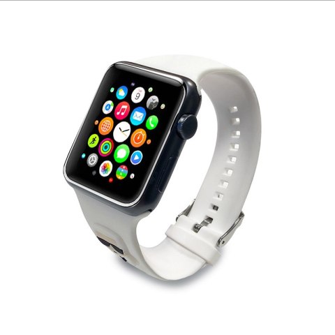 Karl Lagerfeld Silicone Karl Head - Pasek do Apple Watch 38/40/41 mm (biały) Karl Lagerfeld Karl Lagerfeld Silicone Karl Head - Pasek do Apple Watch 38/40/41 mm (biały) Karl Lagerfeld