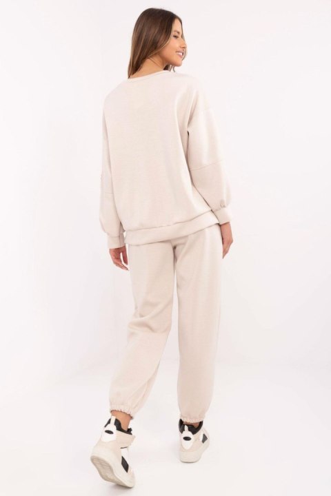 Spodnie Komplet Model MI-KMPL-M5879.86 Beige - Italy Moda Spodnie Komplet Model MI-KMPL-M5879.86 Beige - Italy Moda
