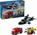 60462 - LEGO City - Zestaw z helikopterem, wozem strażackim i łodzią podwodną LEGO