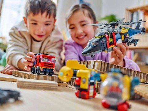60462 - LEGO City - Zestaw z helikopterem, wozem strażackim i łodzią podwodną LEGO 60462 - LEGO City - Zestaw z helikopterem, wozem strażackim i łodzią podwodną LEGO