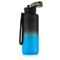 Bidon sportowy Meteor 1500 ml czarny/niebieski Meteor