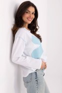 Bluzka Model MI-BZ-M6169.03 White/Blue - Italy Moda