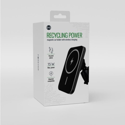 Forever recycling uchwyt samochodowy z ładowaniem indukcyjnym kompatybilny z MagSafe RUS138-MS-01 TelForceOne S.A. Forever recycling uchwyt samochodowy z ładowaniem indukcyjnym kompatybilny z MagSafe RUS138-MS-01 TelForceOne S.A.