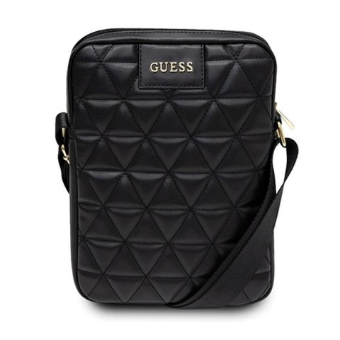 Guess Quilted Tablet Bag - Torba na notebooka / tablet 10" (czarny) Guess Guess Quilted Tablet Bag - Torba na notebooka / tablet 10" (czarny) Guess