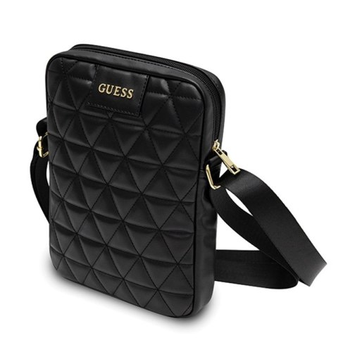 Guess Quilted Tablet Bag - Torba na notebooka / tablet 10" (czarny) Guess Guess Quilted Tablet Bag - Torba na notebooka / tablet 10" (czarny) Guess