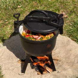 KOCIOŁEK ŻELIWNY GARNEK MYŚLIWSKI EMALIOWANY 4L KINGHOFF KH-2241 KINGHOFF