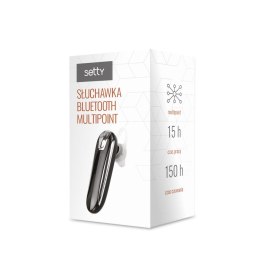 Setty słuchawka bluetooth multipoint SBM-01 czarna TelForceOne S.A.