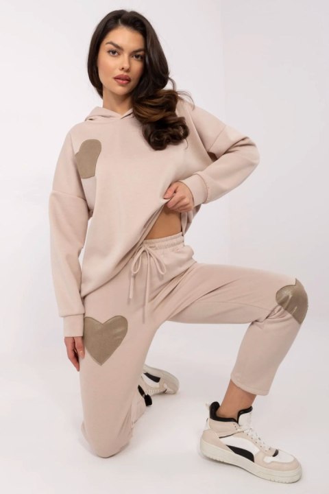 Spodnie Komplet Model MI-KMPL-M61431.68P Beige - Italy Moda Spodnie Komplet Model MI-KMPL-M61431.68P Beige - Italy Moda