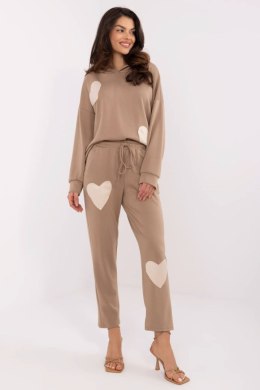 Spodnie Komplet Model MI-KMPL-M61431.68P Dark Beige - Italy Moda