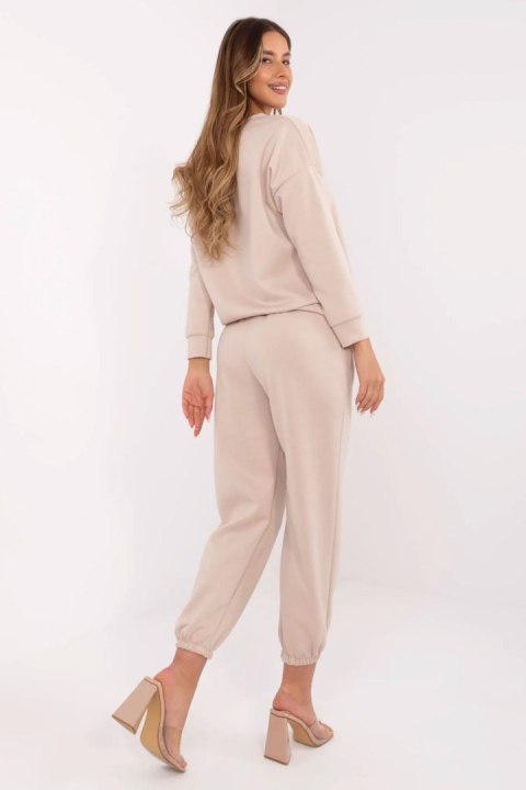 Spodnie Komplet Model MI-KMPL-M6162.30 Beige - Italy Moda Spodnie Komplet Model MI-KMPL-M6162.30 Beige - Italy Moda