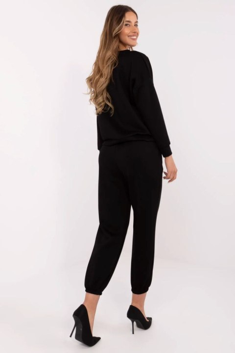 Spodnie Komplet Model MI-KMPL-M6162.30 Black - Italy Moda Spodnie Komplet Model MI-KMPL-M6162.30 Black - Italy Moda
